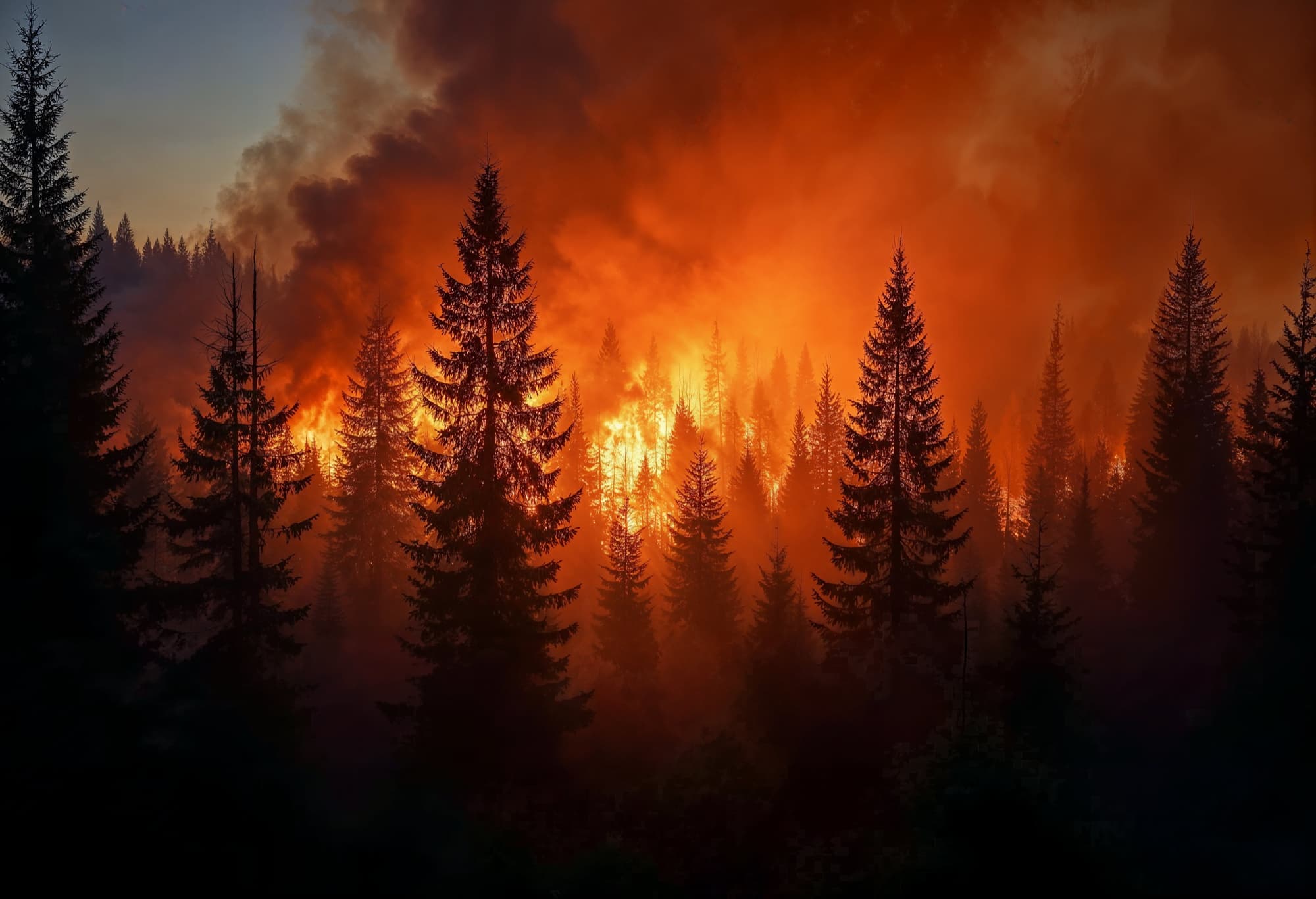 Kebakaran Hutan dashyat terjadi di Los Angeles, Amerika Serikat.