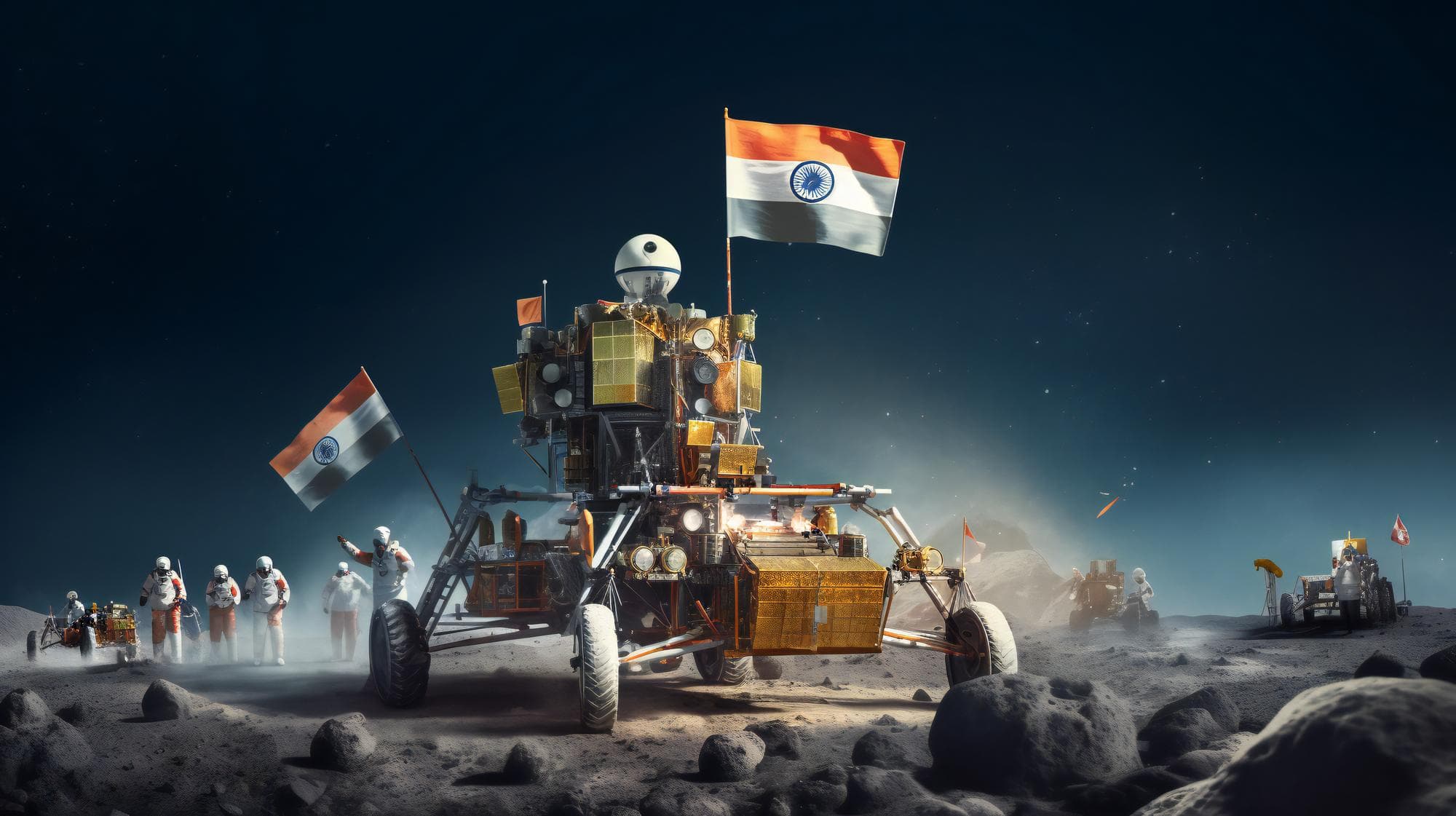 Keberhasilan pendaratan India di Bulan bagian Kutub Selatan
